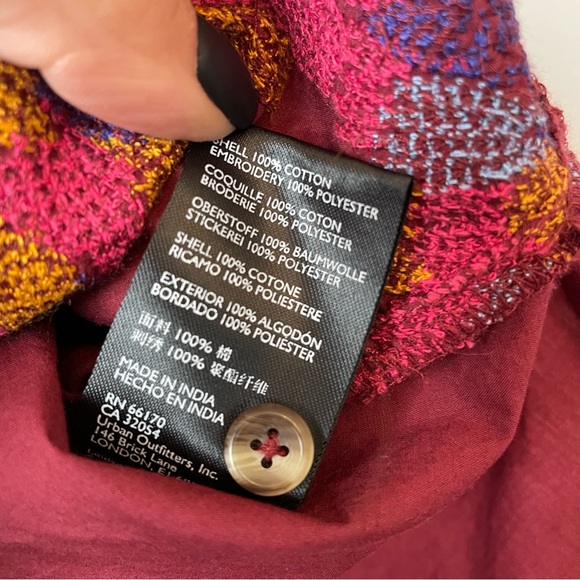 Anthro Maeve Embroidered Top - Picture 6 of 7